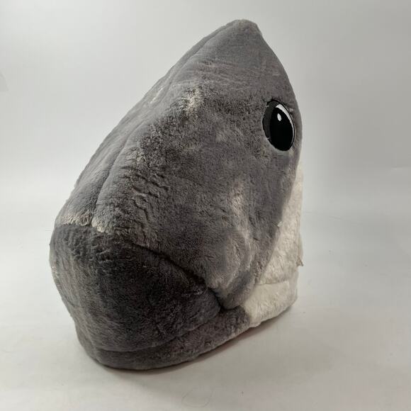 Dan Dee Big Greeter Heads Shark Plush Costume Hat Foam Adult Funny 16" Tall - Picture 4 of 11